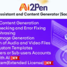 Ai2Pen – AI Writing Assistant and Content Generator (SaaS Platform)