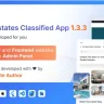 Property & Estate Classifieds | Broker Listings App with Full Frontend and Admin Panel